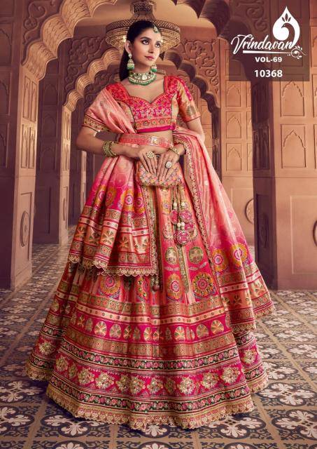 Royal Vrindavan Vol 69 Bollywood style lehenga choli wholesale